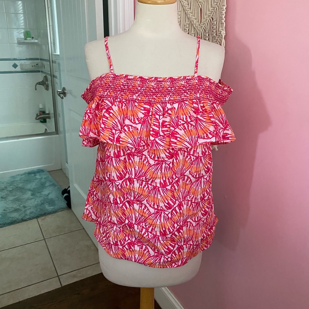 Pink Vineyard Vines Blouse